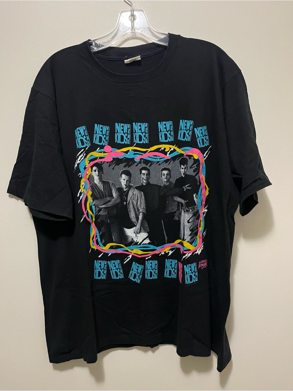 Vintage new kids on the block t shirt